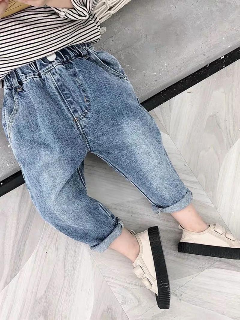 Boys Jeans for Spring and Autumn Childrens Wear New 5-12 Year Old Kids Casual Denim Pants Baby Trousers